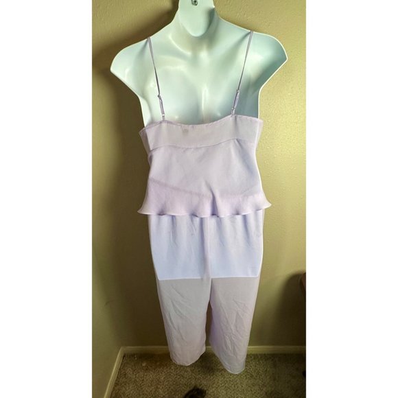 SEXY SHEER VINTAGE LAVENDER PAJAMA SET BY MURANO SLEEPWEAR SIZE XL - Picture 3 of 11